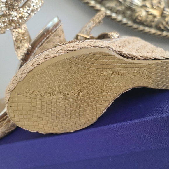 STUART WEITZMAN WEDGE SANDAL - Picture 2 of 5